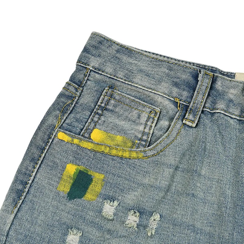 Gallery Dept Flare - Calças Jeans Americanas Vintage com Estampa