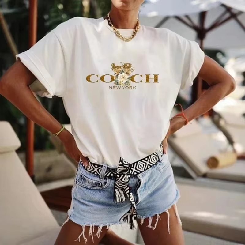 Camiseta Premium de Algodão co - Streetwear Brand With Flower Logo avaliação e preço