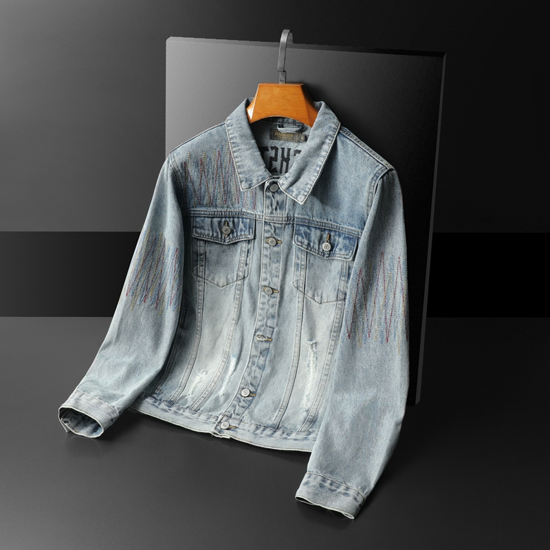 Marca vintage lavado denim jaq - Streetwear Brand Denim avaliação e preço