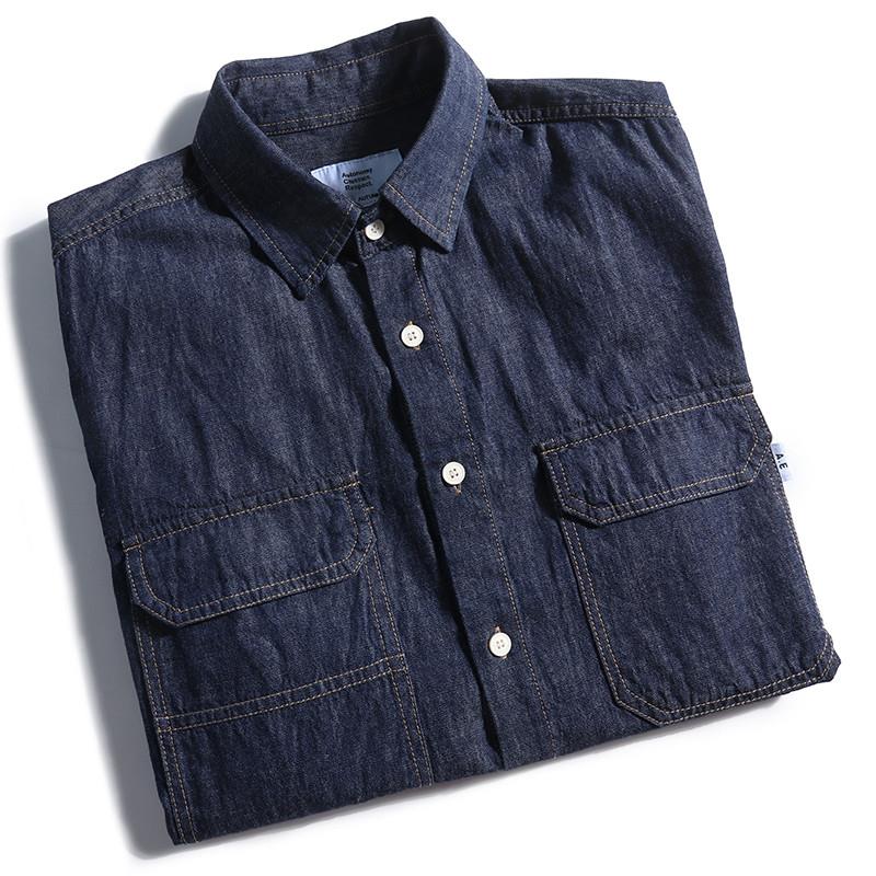 Camisa Jeans Masculina Estilo  - Streetwear Brand Denim avaliação e preço