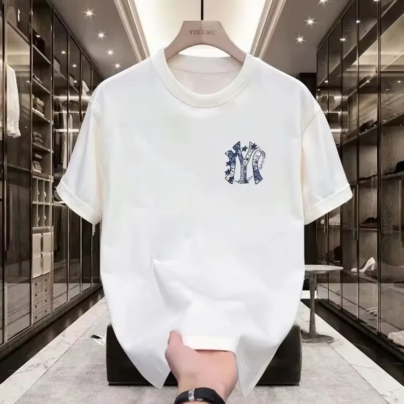 Camiseta de Algodão com Estamp - Streetwear Brand With Flower Logo avaliação e preço