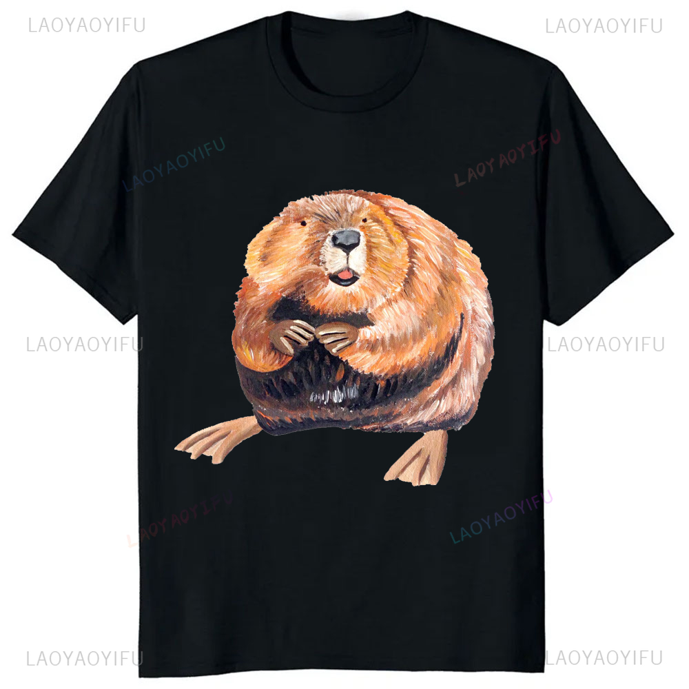 Um castor limpo sempre ganha m - Streetwear Brand T Shirt avaliação e preço