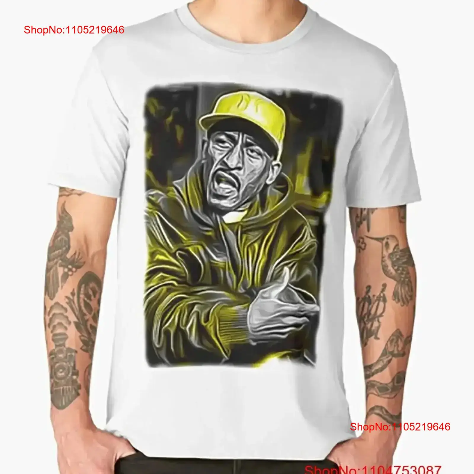 Rakim t camisa rapper clássico - Streetwear Brand T Shirt avaliação e preço