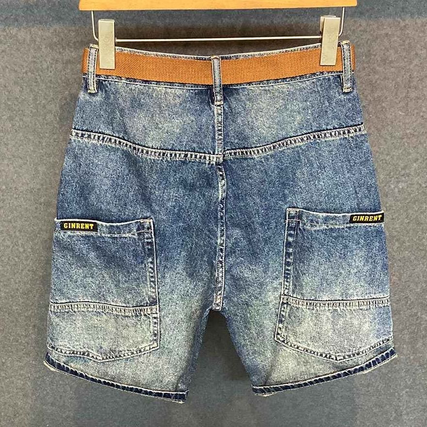 Verão masculino casual denim s - Streetwear Brand Denim avaliação e preço