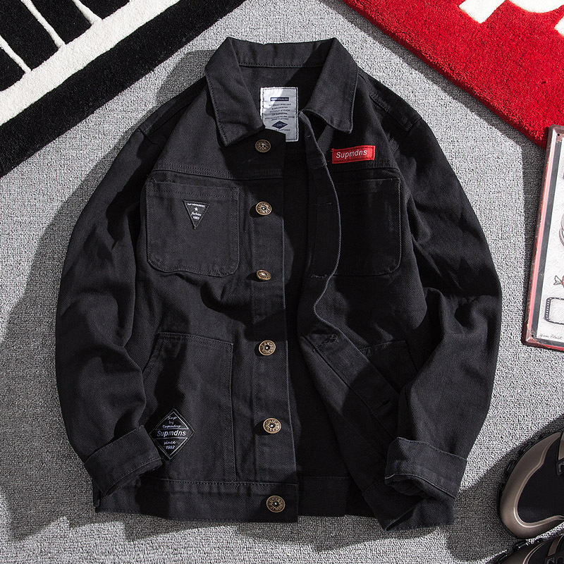 Jaqueta jeans 2021 outono inve - Streetwear Brand Denim avaliação e preço