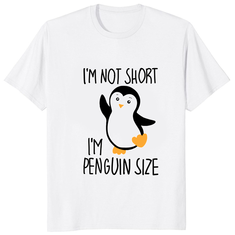 Funny Penguin T-shirt impressa - Streetwear Brand T Shirt avaliação e preço