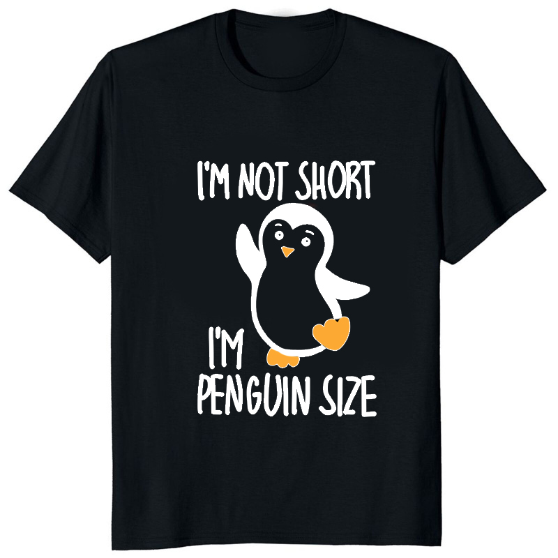 Funny Penguin T-shirt impressa - Streetwear Brand T Shirt avaliação e preço